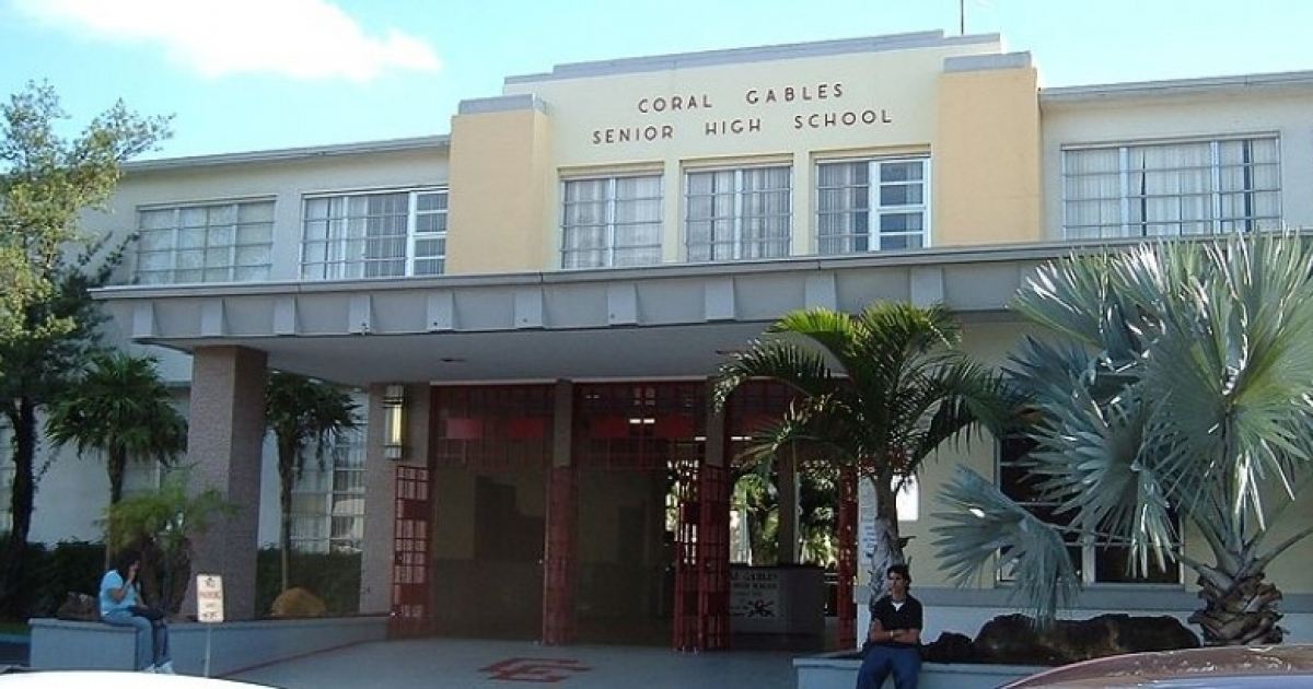 Escuela de Coral Gables, en Miami-Dade © Wikipedia