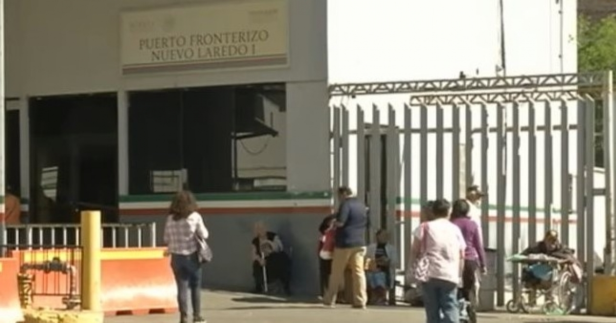 Punto fronterizo del estado mexicano de Nuevo Laredo © Captura de video de youtube