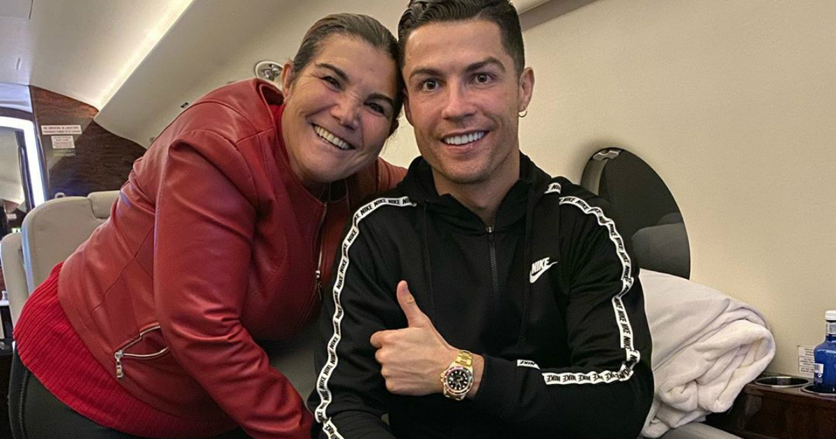 Cristiano Ronaldo junto a su madre Dolores Aveiro © Instagram / Dolores Aveiro