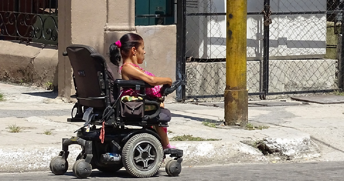 Persona con discapacidad en Cuba (Imagen referencial de archivo) © CiberCuba