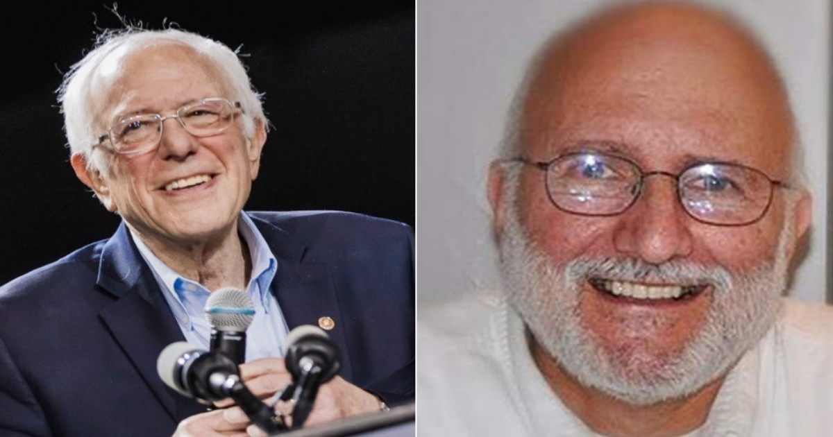 Bernie Sanders y Alan Gross. (imágenes de referencia) © Collage con Facebook del político y Ecured