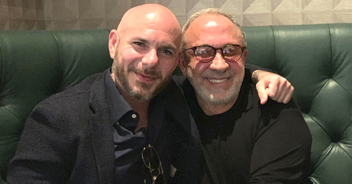 Pitbull y Emilio Estefan © Instagram / Emilio Estefan