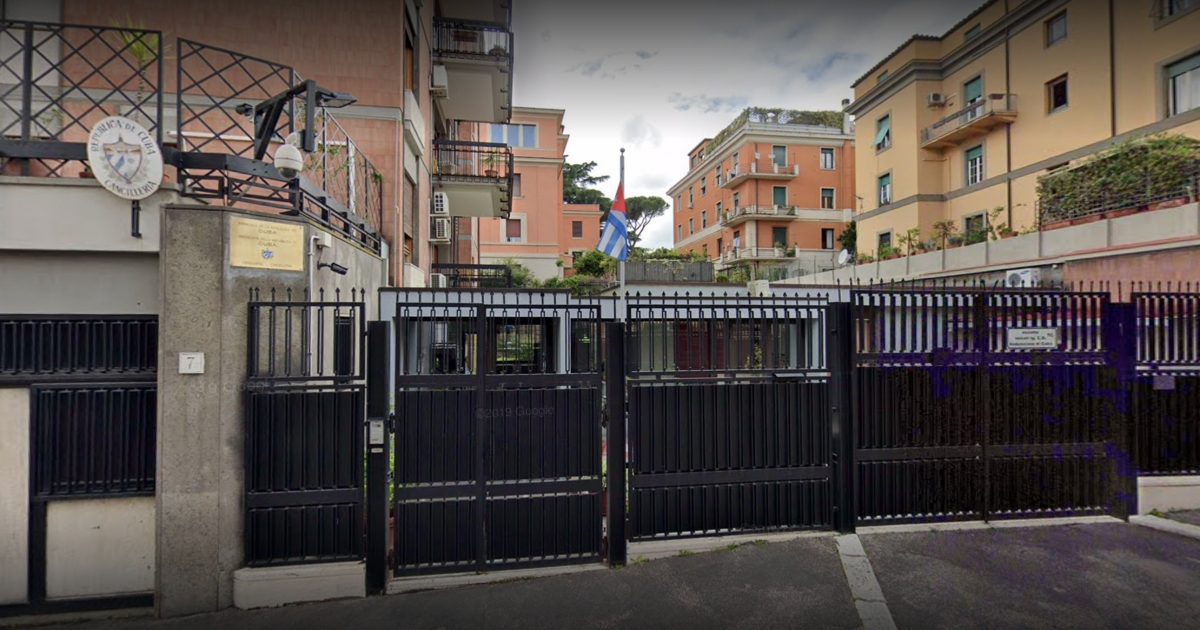 Embajada de Cuba en Italia. (imagen de referencia) © Captura de pantalla de Google Maps