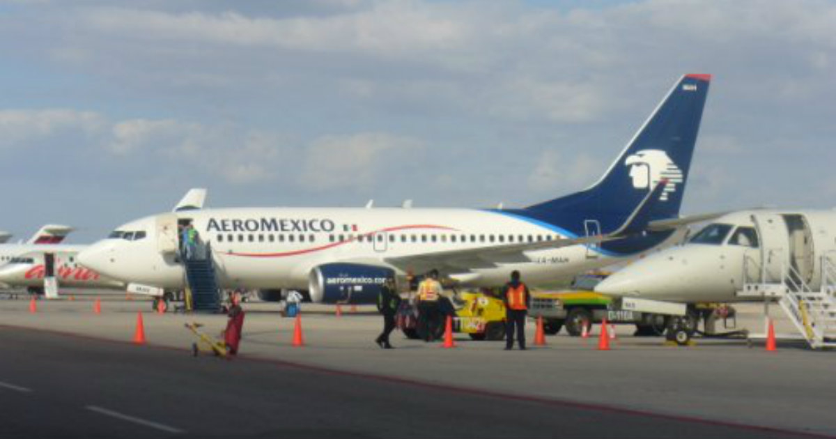 Avion de la aerolínea Aeroméxico en una imagen de archivo © Wikimedia Commons 