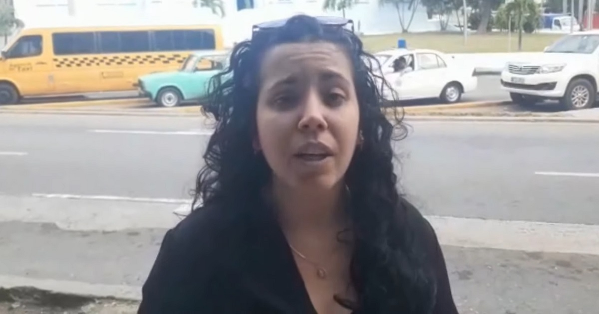 Camila Acosta, reportera de CubaNet © Captura de Youtube