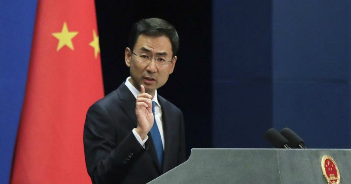 Geng Shuang, portavoz del Ministerio de Asuntos Exteriores de China © embavenezchina/ Twitter