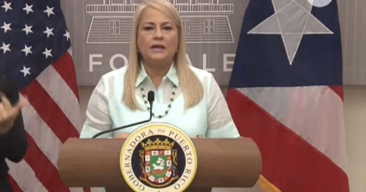 Wanda Vázquez, gobernadora de Puerto Rico, informa las medidas al país.. © Captura deTelemundo