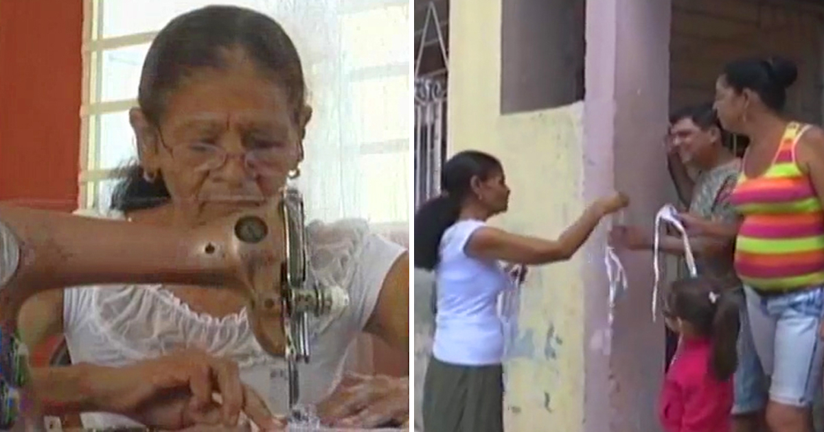 Evangelina Navalón © Captura de imagen / Noticiero de Televisión de Cuba