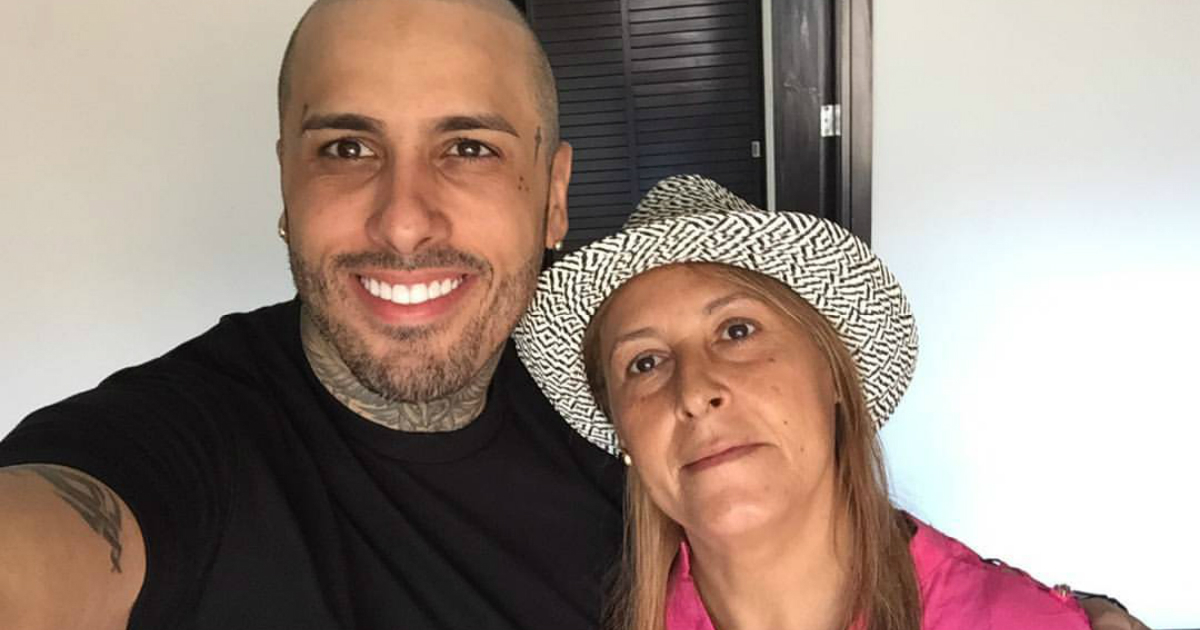 Nicky Jam y su mamá Ysabel Caminero © Instagram / Ysabel Caminero