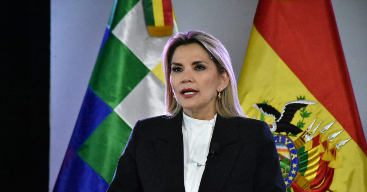 Presidenta interina de Bolivia, Jeanine Añez © Twitter/Jeanine Añez