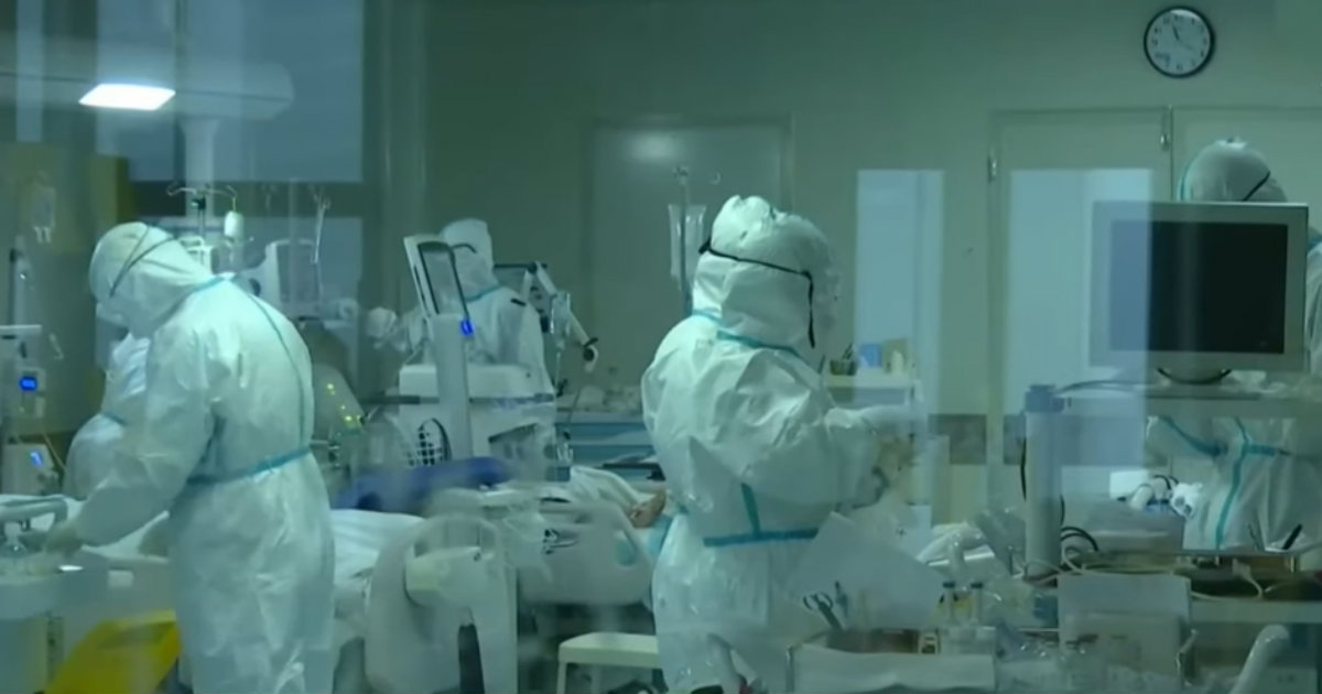 Hospital con pacientes de coronavirus (referencia) © Youtube/screenshot