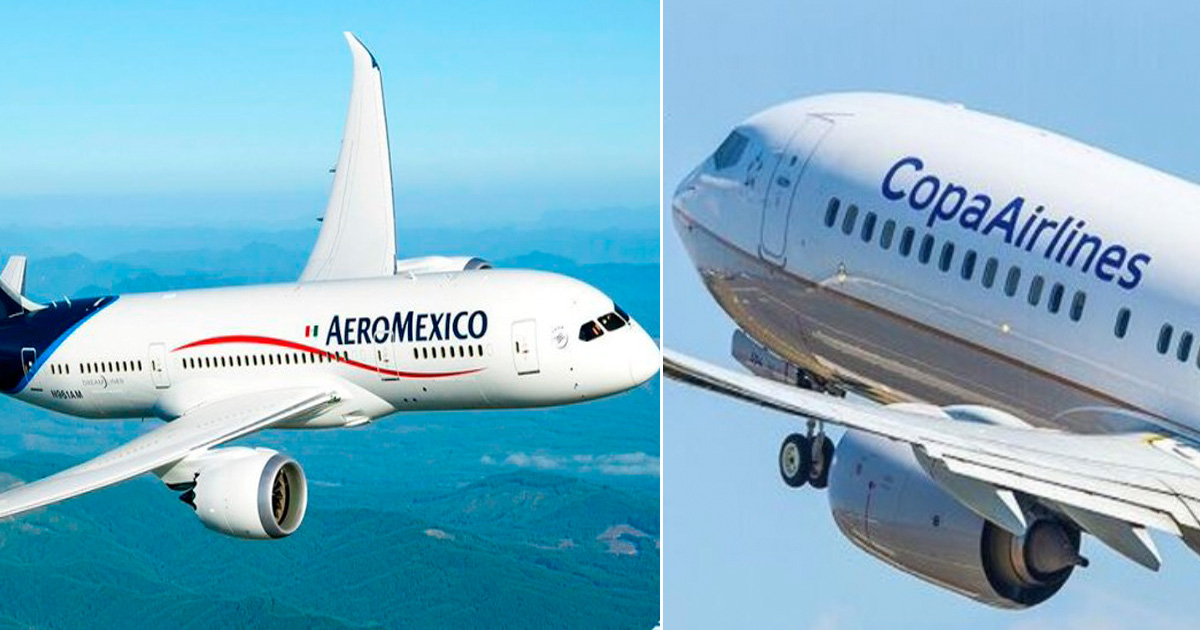 Aeroméxico y Copa Airlines © Wikimedia Commons 
