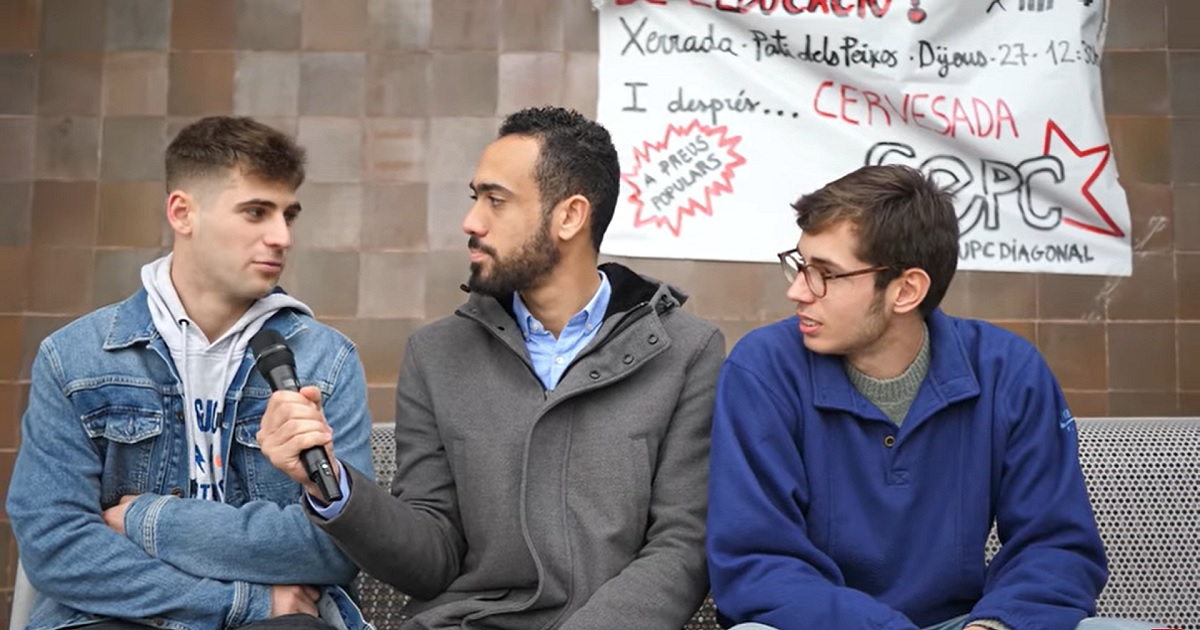 Listillo cubano entrevista a universitarios españoles sobre el comunismo. © Captura de YouTube