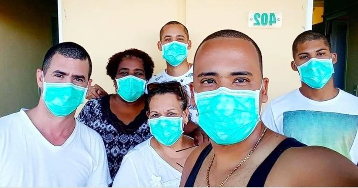 Médicos cubanos del IPK en cuarentena. © Facebook/Ipk Cuba