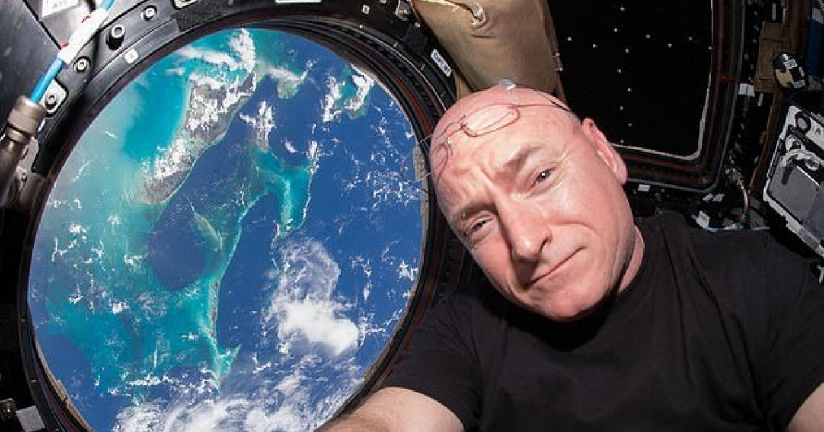 Scott Kelly en la Estación Espacial Internacional © Instagram de Scott Kelly