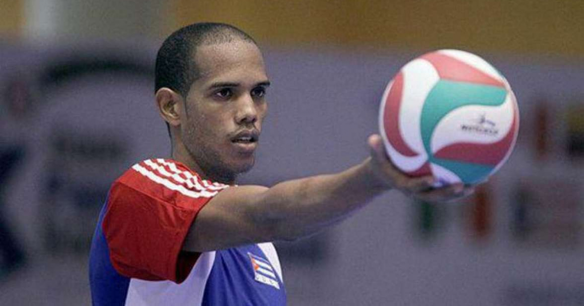 Voleibolista cubano Javier Ernesto Jiménez © ACN