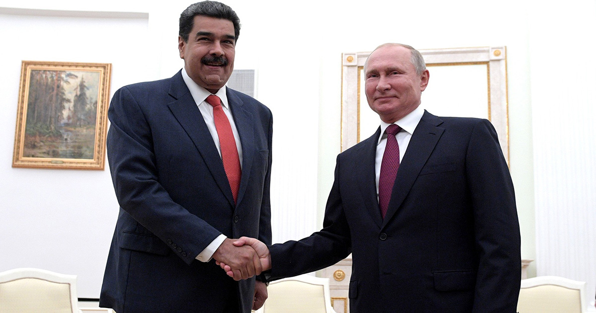 Nicolás Maduro y Vladimir Putin © Wikimedia Commons 