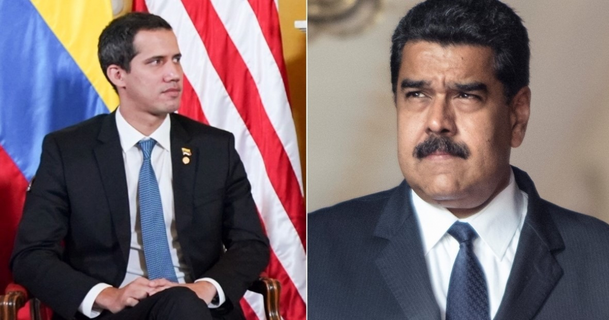 Juan Guaidó y Nicolás Maduro. © Wikipedia