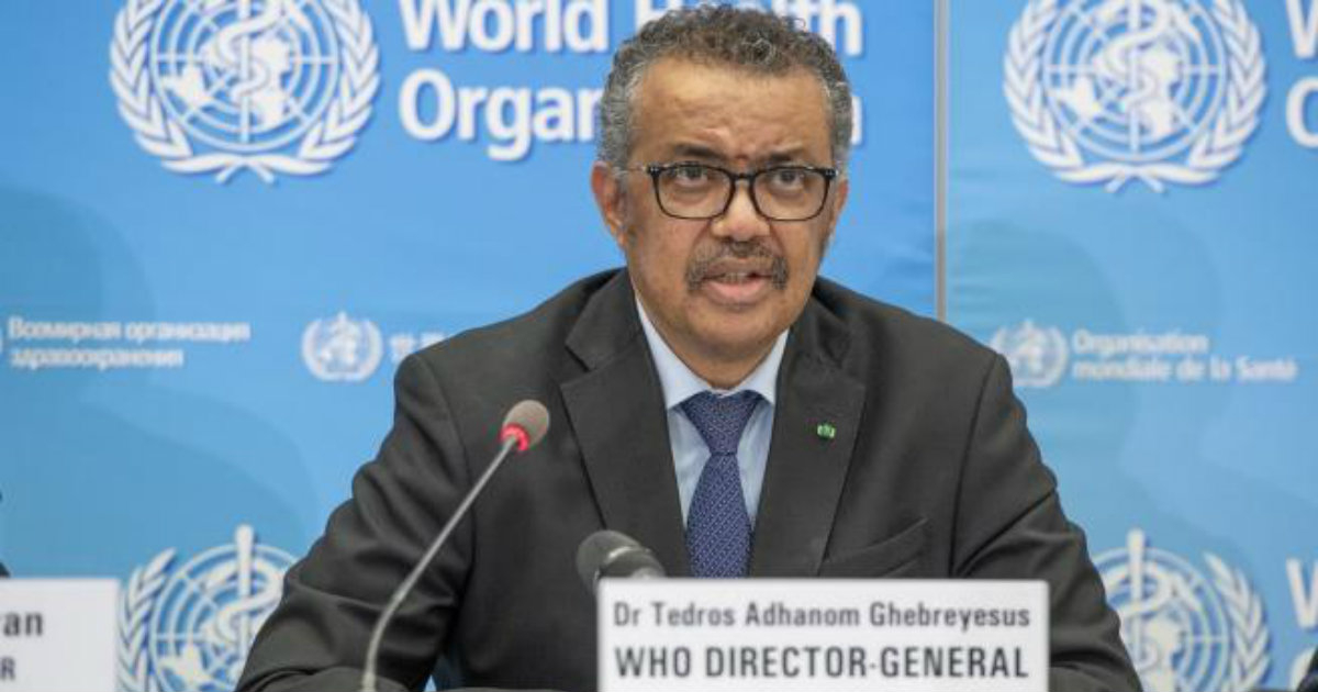 Tedros Adhanom Ghebreyesus, jefe de la Organización Mundial de la Salud © OMS