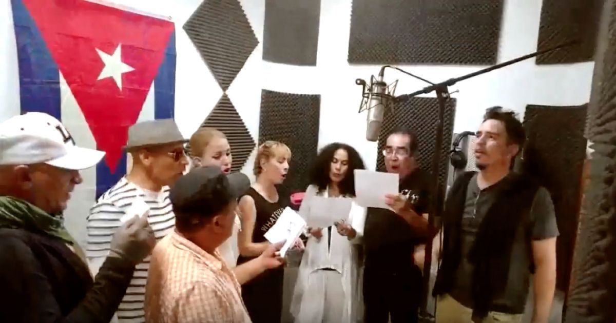 Artistas de Holguín cantan al coronavirus © YouTube / kofradía Cuba