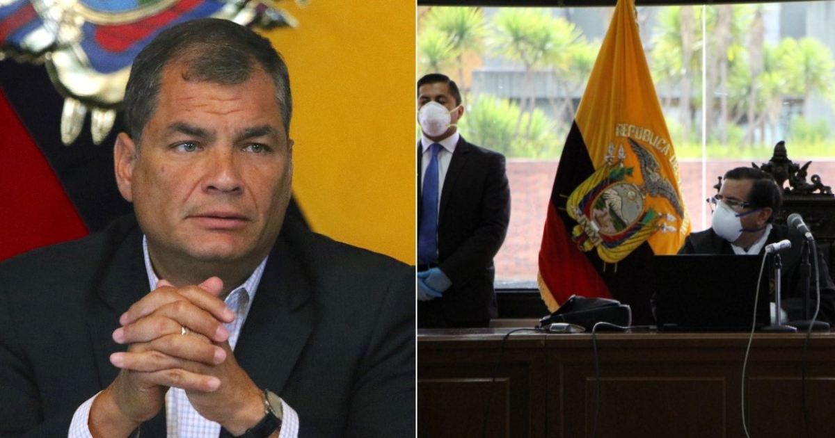 Rafael Correa (i) y Fiscalía de Ecuador (d) © Wikimedia / Fiscalía de Ecuador