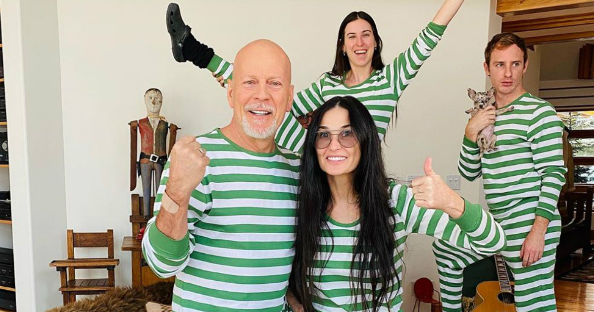 Demi Moore y Bruce Willis pasan la cuarentena con sus hijas © Instagram / Tallulah Willis