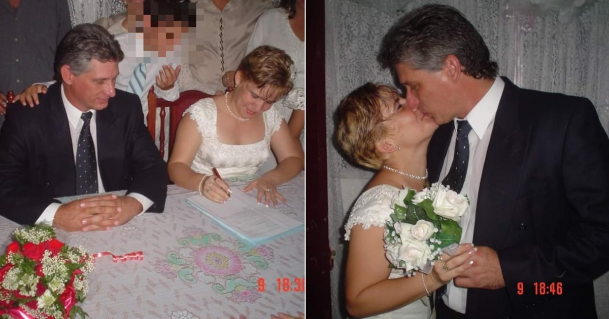 Imágenes de la boda entre Díaz-Canel y Lis Cuesta © Carlos Ferrera / Facebook
