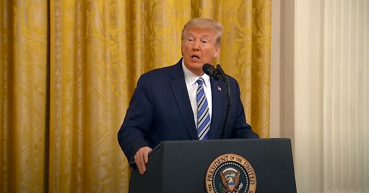  El presidente estadounidense, Donald Trump. © Captura de Youtube