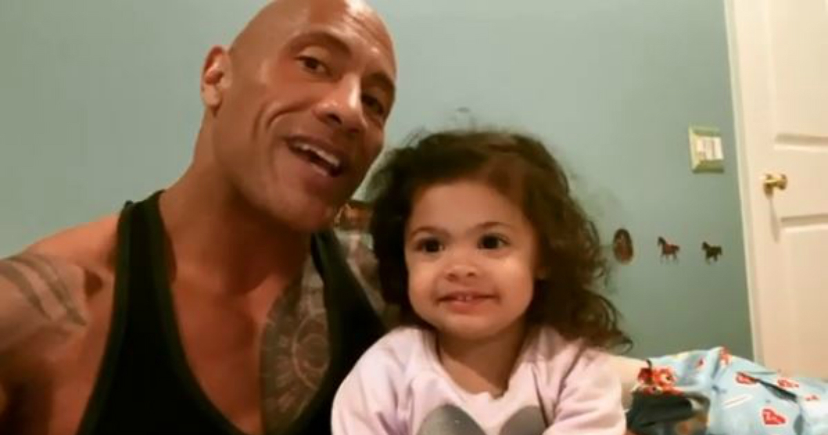 Dwayne Johnson "The Rock" con su hija Tiana Gia © Instagram / The Rock