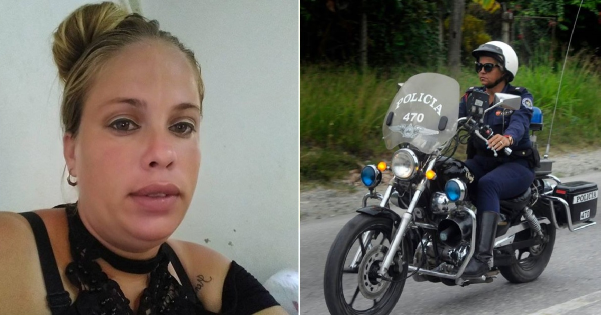 Madre cubana denuncia a la policía © Facebook 