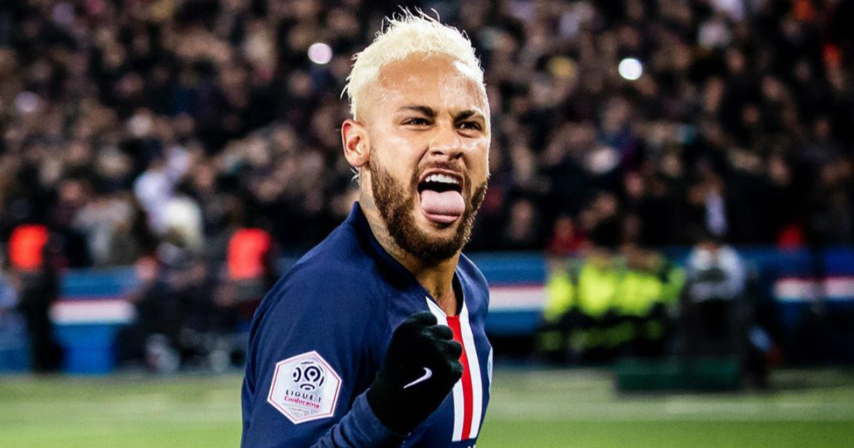 Neymar Jr celebra un gol con el PSG en la Ligue 1 © Instagram / PSG