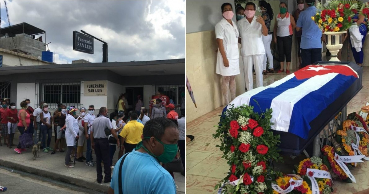 El pueblo rinde homenaje al doctor fallecido © Facebook/ Pache Cuba