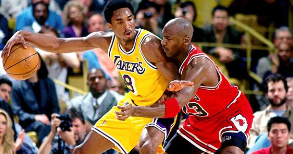 Kobe (izquierda) y Jordan, grandes entre los mejores. © @readjack