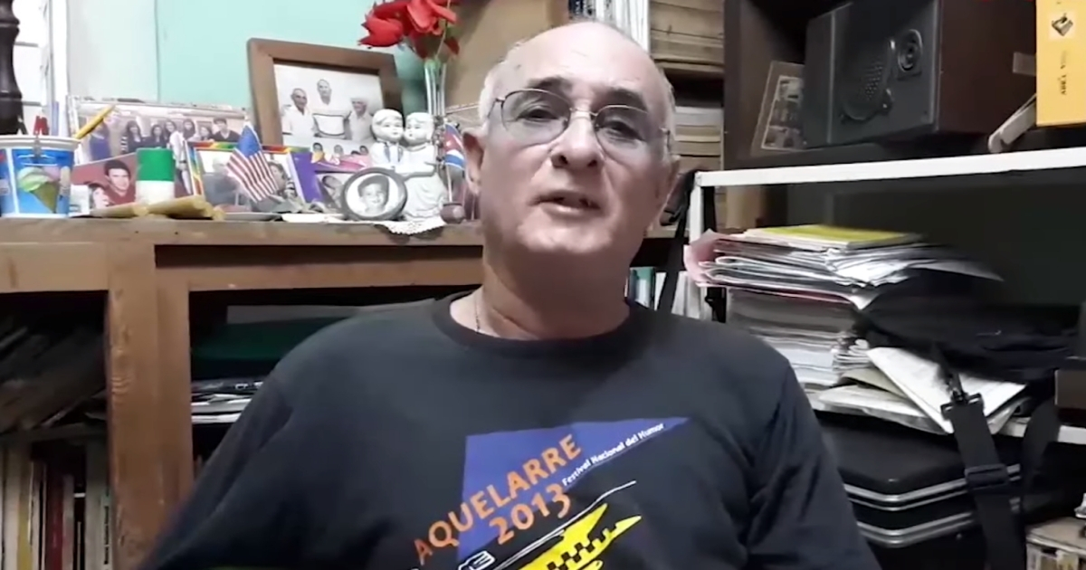 Periodista Roberto de Jesús Quiñones Haces, encarcelado en Cuba © Captura de video / Youtube
