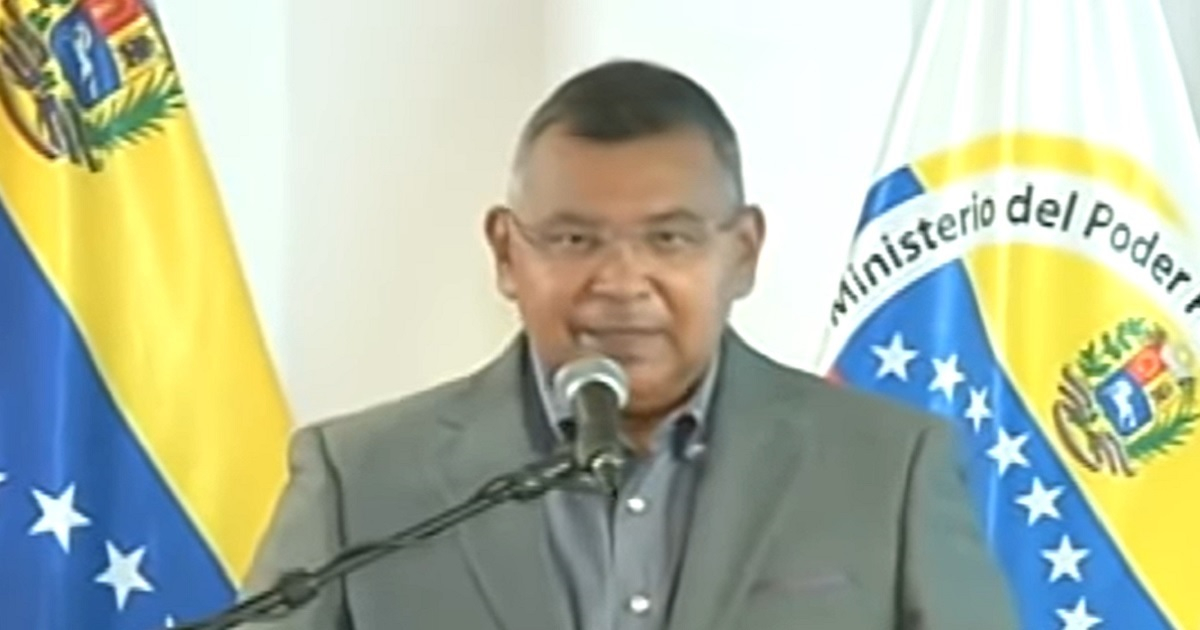 El ministro del Interior y Justicia de Venezuela, Néstor Reverol © Captura de Youtube