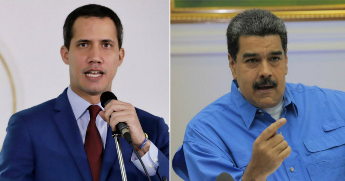 Juan Guaidó (i) y Nicolás Maduro (d) © Collage Twitter/Juan Guaidó- Twitter/Nicolás Maduro