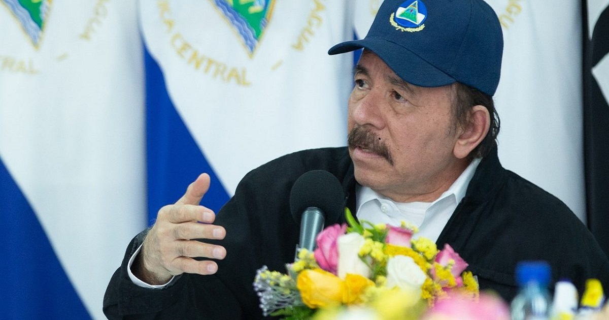 Daniel Ortega © Twitter/Embajada de Nicaragua en Reino Unido