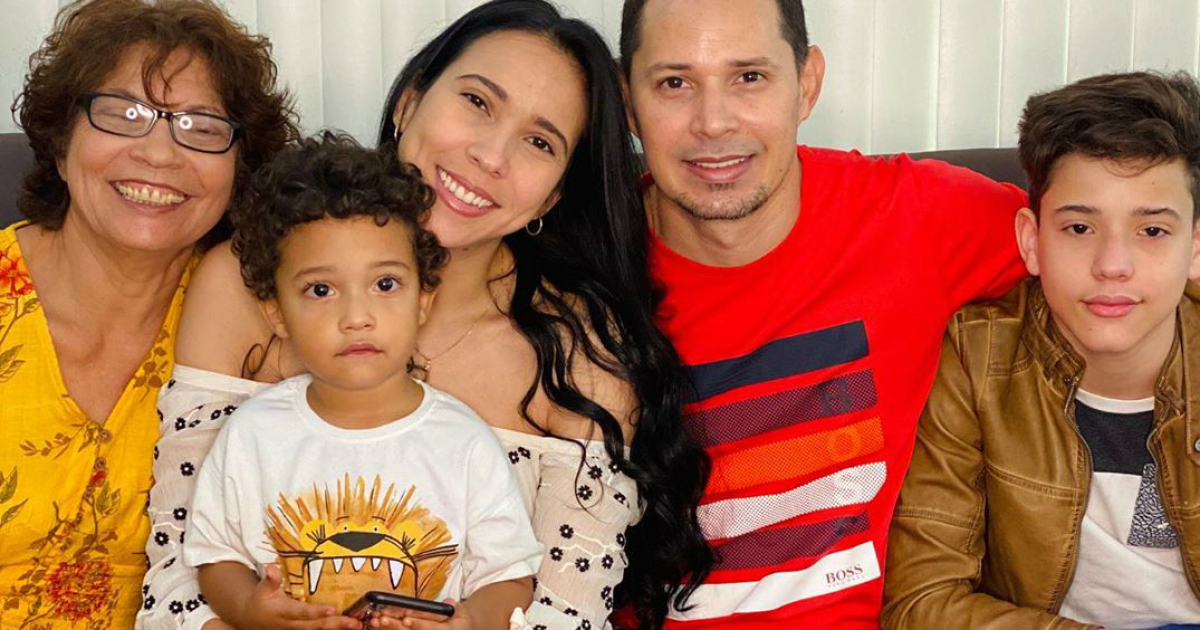 Yuliet Cruz y familia © Instagram / Yuliet Cruz