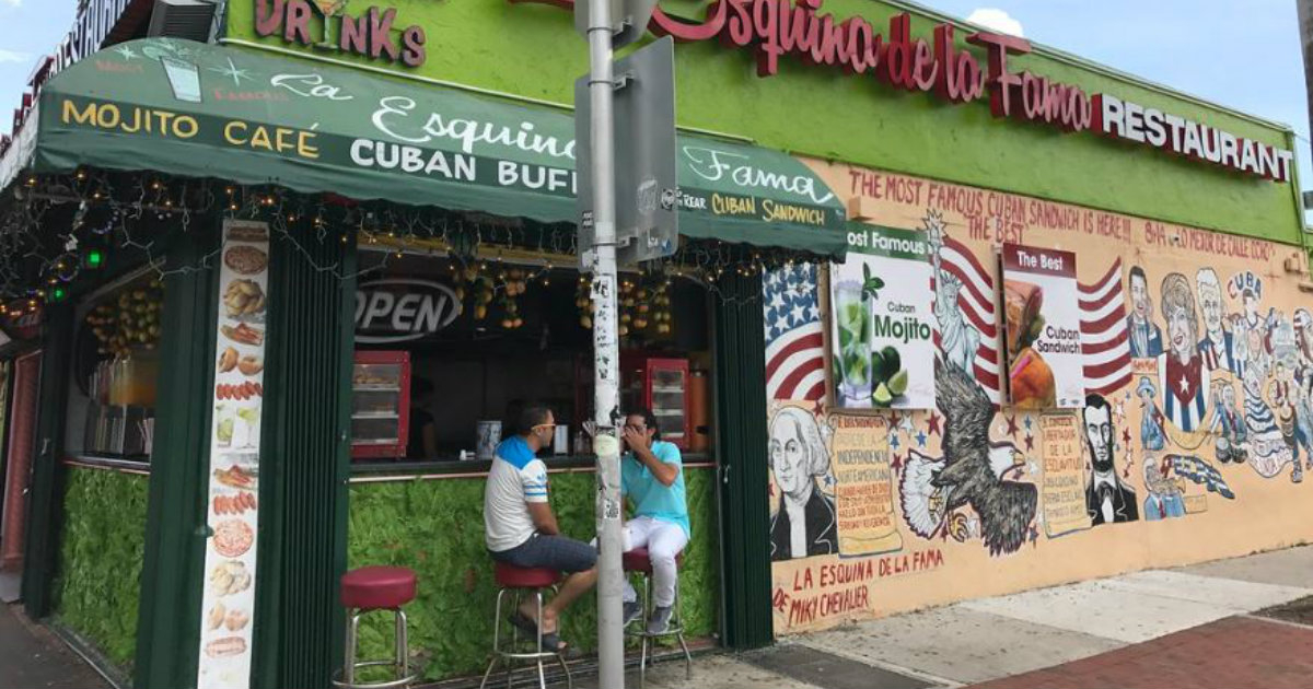 Restaurante La Esquina de la Fama, en Miami © CiberCuba