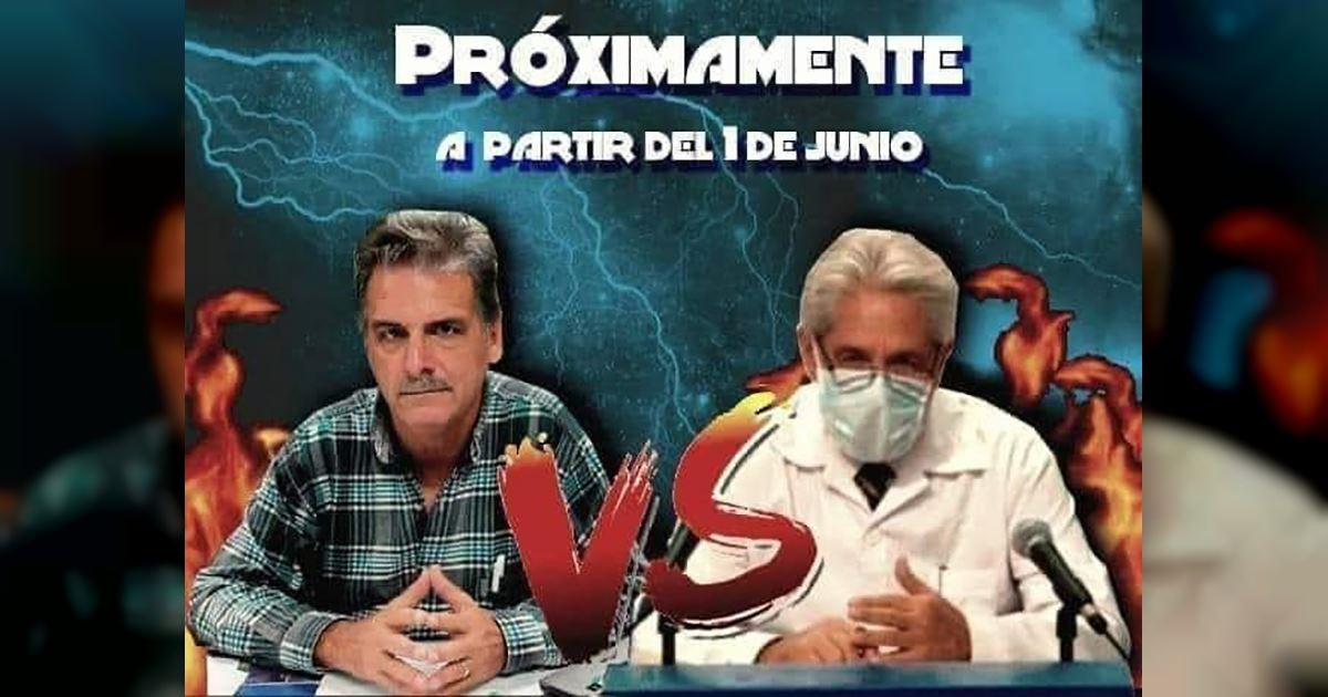 Meme del Doctor José Rubiera y el Doctor Francisco Durán © Facebook / Mónica Baró