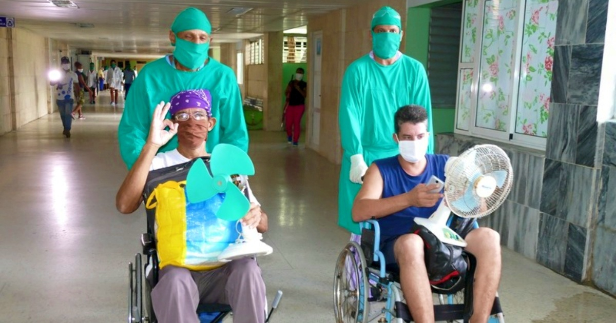 Pacientes dados de alta en hospital cubano © Victoria / Héctor García