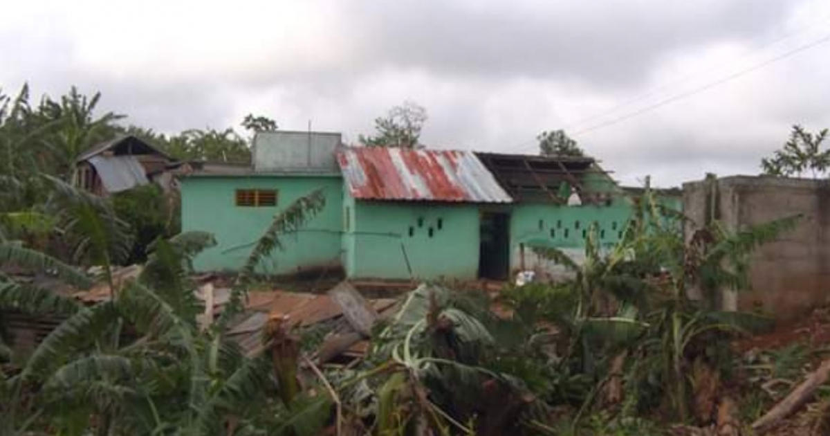 Tornado causa daños materiales en Maisí © Facebook / Chely Tamayo