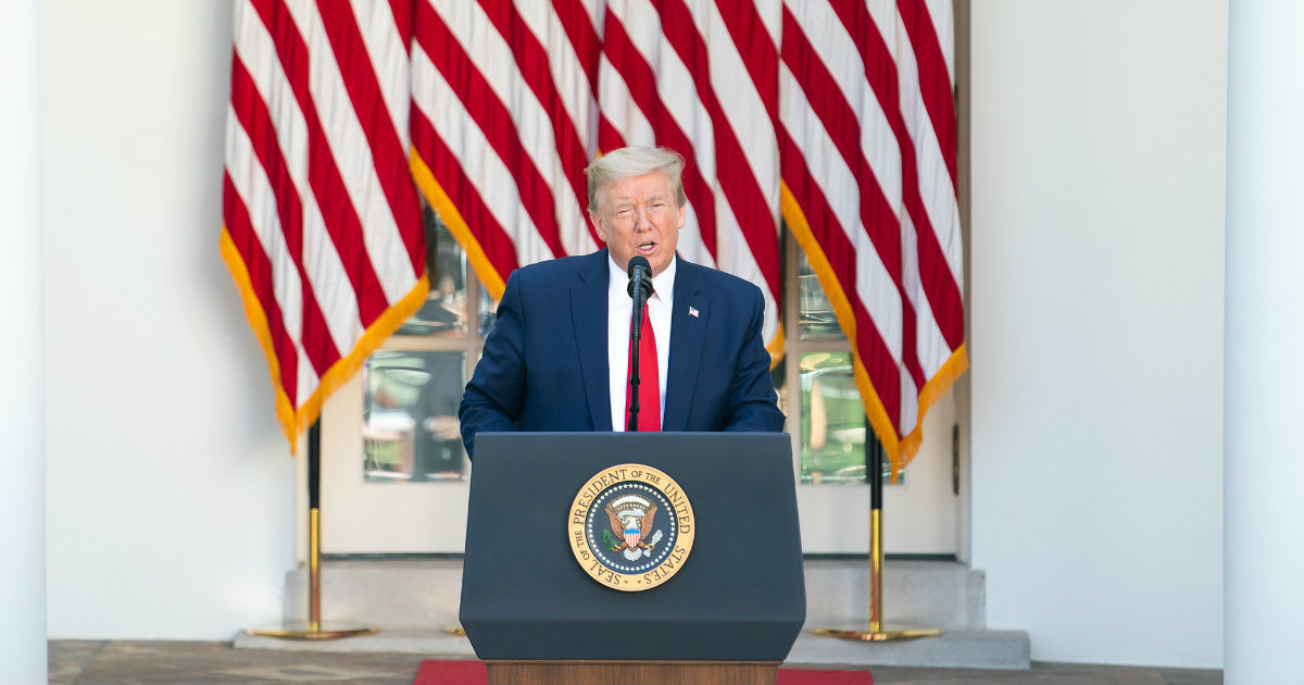 Donald Trump comparece en la Casa Blanca © Flickr / The White House