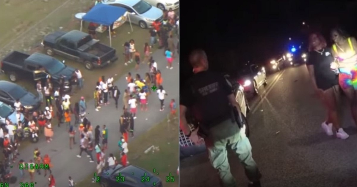 Fiesta masiva en DeLand, Florida. © Captura de vídeo