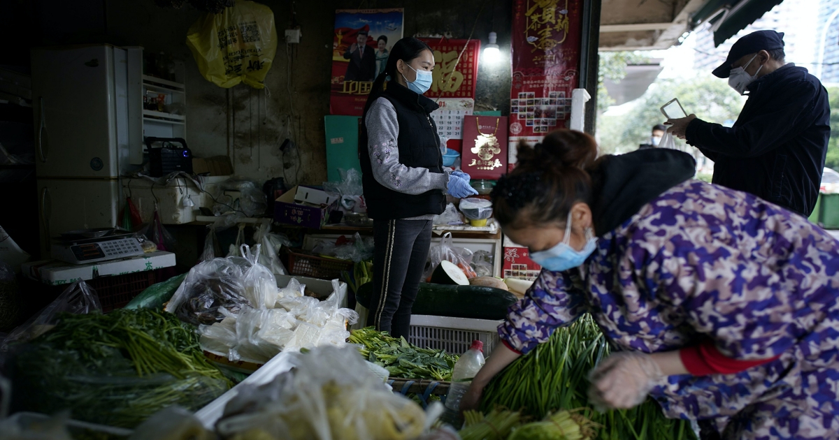Mercado en Wuhan. (imagen de referencia) © CGTN