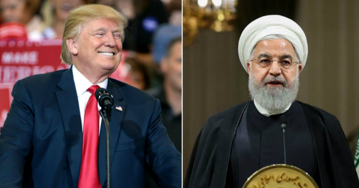 Donald Trump i) y Hassan Rouhani (d) © Collage Flickr/Gage Skidmore- YouTube/screenshot
