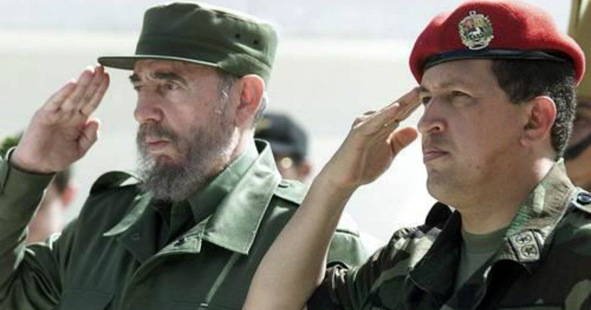 Fidel Castro y Hugo Chávez © Fidelcastro.cu