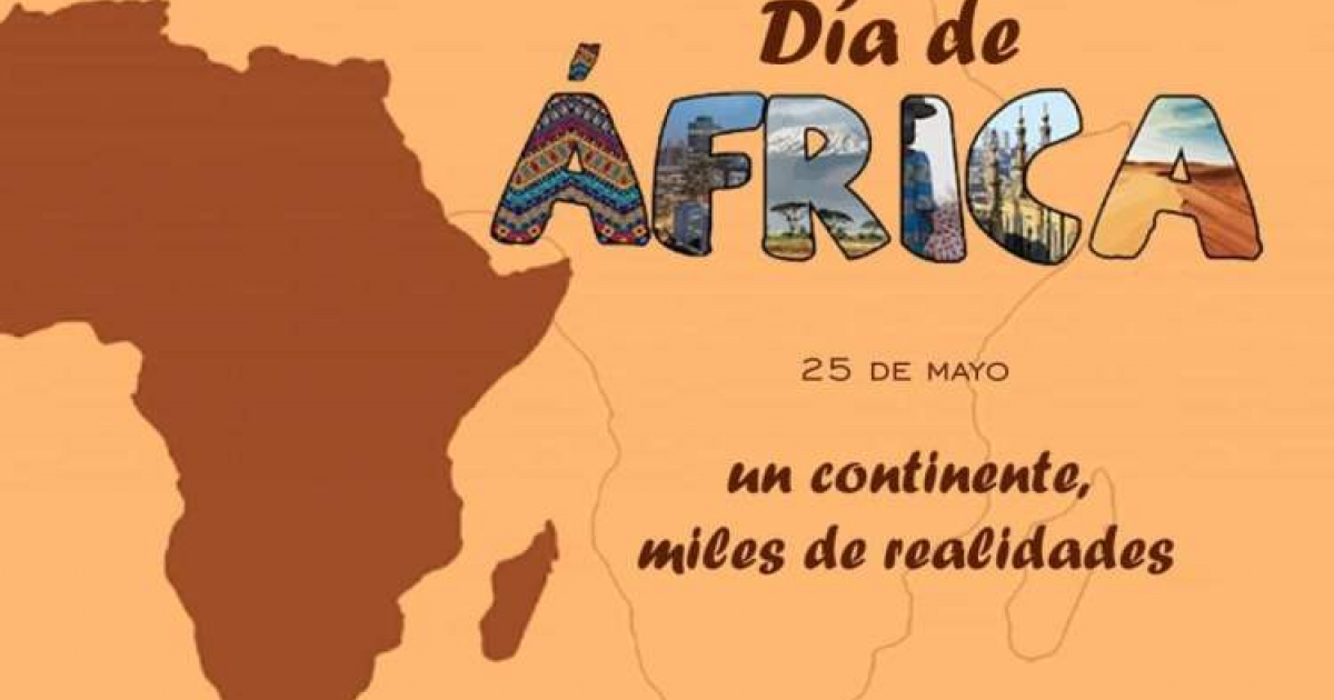 Cartel de celebración del Día de África en Cuba © ACN