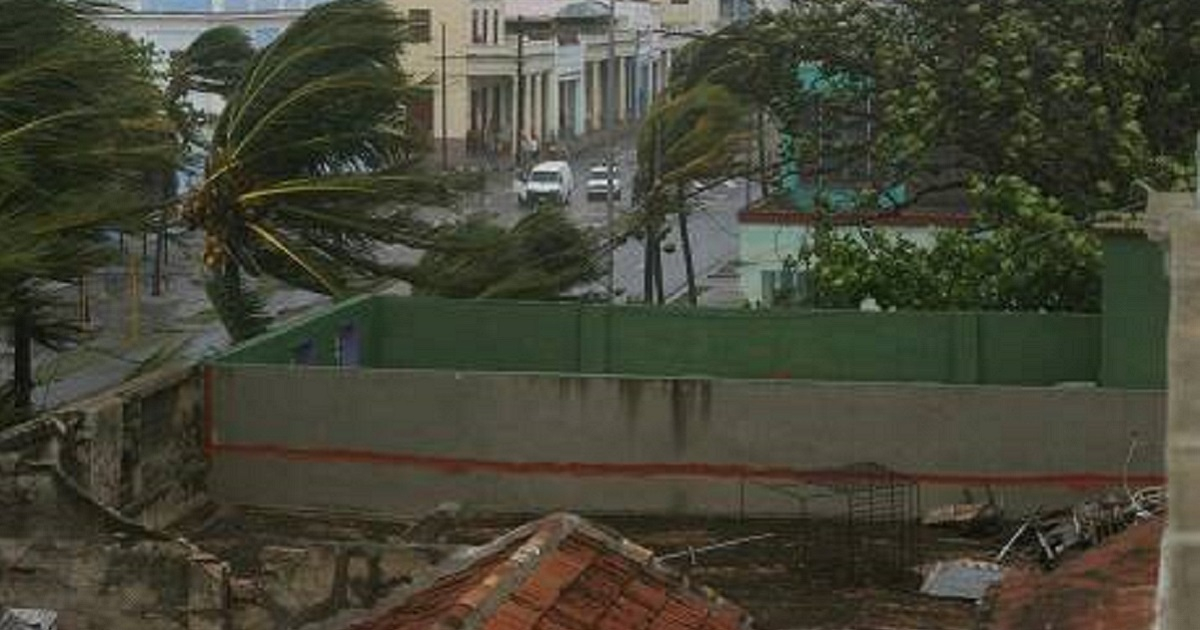 Lluvias en Cienfuegos. © Twitter / Cienfuegos Encanta