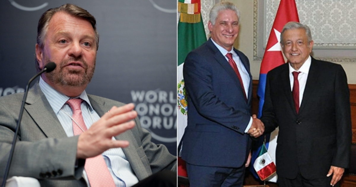 Collage con World Economic Forum y Gobierno de México